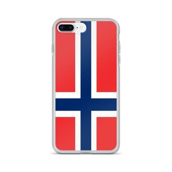 Etui z flagą norweską na iPhone'a 7 Plus - Inny producent (majster PL)