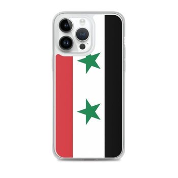 Etui z flagą Syrii na iPhone'a 14 Pro Max - Inny producent (majster PL)