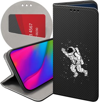 ETUI Z KLAPKĄ DO A54 / A74 / A93 WZORY ASTRONAUTA KOSMONAUTA RAKIETA CASE - Hello Case