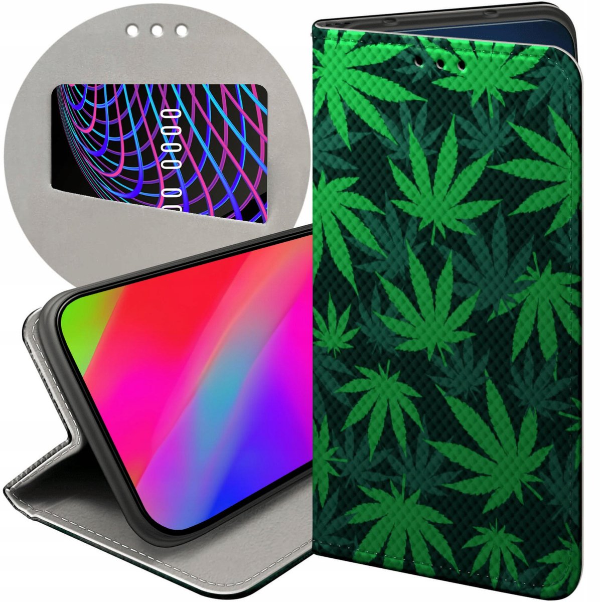 Custodia Portafoglio Per ALCATEL 1C 2019 In Pelle PU Con Supporto E Chiusura Magnetica - Design Tiger Abbraccio B1