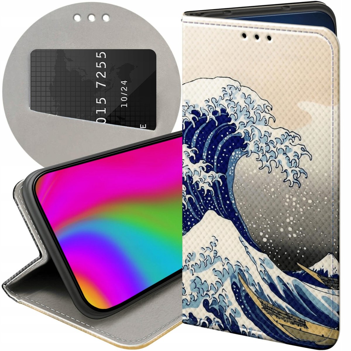 Coque Bookstyle à Clapet Pour Alcatel 1S 2021 / 3L 2021 - Bleu, Neuve