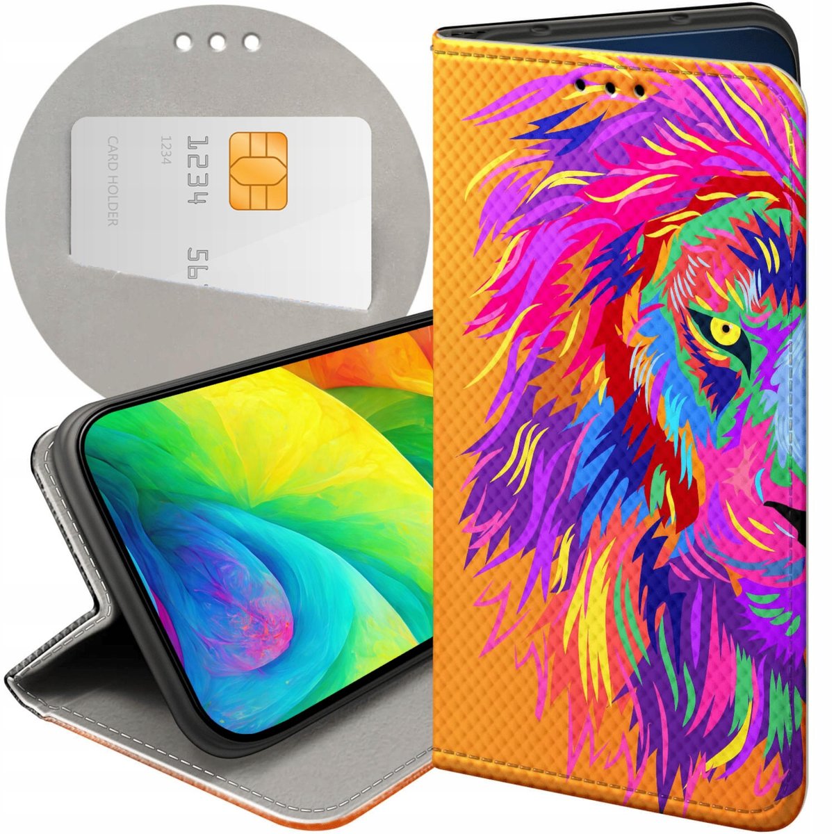 JEZSTHAI Cover Compatibile con Alcatel 1B 2022 Custodia in Silicone TPU Morbido con Cordino/Laccio Tracolla Cellulare,Antiurto AntiGraffio Protettiva Bumper Case con Disegno Motivi,Cover*A01