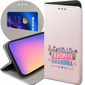 Etui Z Klapką Do Apple Iphone 16 Plus Wzory Dla Babci Babcia Babunia Case - Hello Case