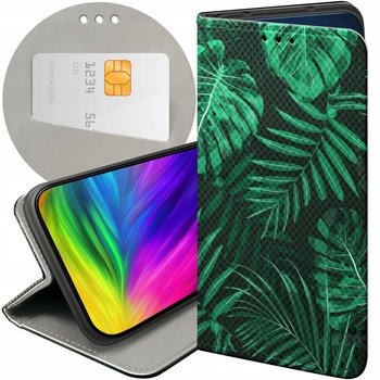Etui Z Klapką Do Apple Iphone 16 Pro Max Wzory Liście Liściaste Natura Case - Hello Case