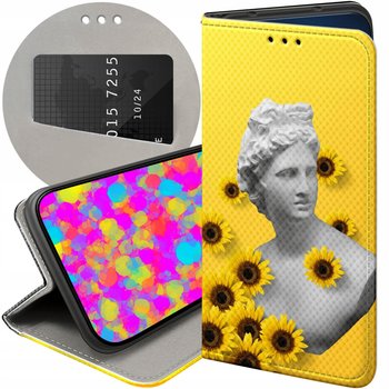 Etui Z Klapką Do Apple Iphone 16 Pro Max Wzory Żółte Słoneczne Yellow Case - Hello Case
