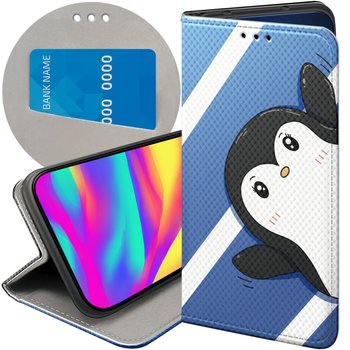 Etui Z Klapką Do Apple Iphone 16 Pro Wzory Pingwinek Pingwin Happy Feet - Hello Case