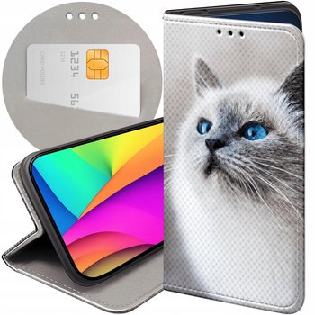 ETUI Z KLAPKĄ DO GOOGLE PIXEL 7 WZORY ANIMALS ZDJĘCIA ZWIERZĘTA FUTERAŁ - Hello Case