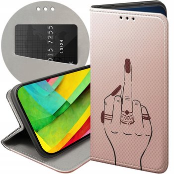 Etui Z Klapką Do Google Pixel 7 Wzory Fuck You Fuck Off Futerał Pokrowiec - Hello Case