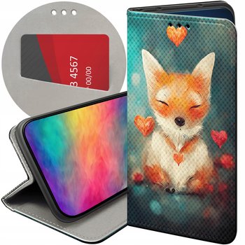 Etui Z Klapką Do Google Pixel 7 Wzory Liski Lisy Fox Futerał Pokrowiec Case - Hello Case