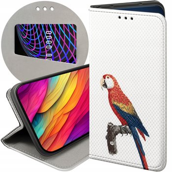 ETUI Z KLAPKĄ DO GOOGLE PIXEL 7 WZORY PTAKI PTAK PAPUGA KOLIBER FUTERAŁ - Hello Case