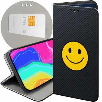 ETUI Z KLAPKĄ DO GOOGLE PIXEL 7 WZORY UŚMIECH SMILE EMOJI FUTERAŁ POKROWIEC - Hello Case