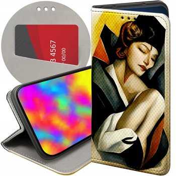 ETUI Z KLAPKĄ DO GOOGLE PIXEL 7A WZORY ART DECO ŁEMPICKA TAMARA BARBIER - Inny producent