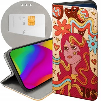 ETUI Z KLAPKĄ DO GOOGLE PIXEL 7A WZORY HIPPIE PEACE HIPPISI FUTERAŁ CASE - Hello Case