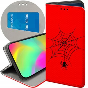 ETUI Z KLAPKĄ DO GOOGLE PIXEL 8 WZORY PAJĄK SPIDER PAJĘCZYNA FUTERAŁ CASE - Hello Case