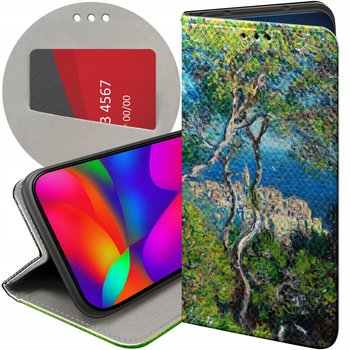 ETUI Z KLAPKĄ DO GOOGLE PIXEL 8A WZORY CLAUDE MONET FUTERAŁ POKROWIEC CASE - Hello Case