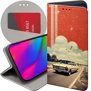 ETUI Z KLAPKĄ DO GOOGLE PIXEL 8A WZORY COLLAGE RETRO VINTAGE FUTERAŁ CASE - Hello Case
