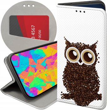 ETUI Z KLAPKĄ DO GOOGLE PIXEL 8A WZORY KAWA COFFE KAWUSIA FUTERAŁ CASE - Hello Case