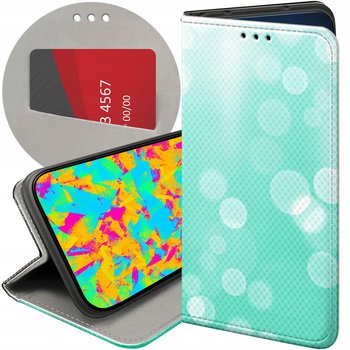 ETUI Z KLAPKĄ DO GOOGLE PIXEL 8A WZORY MIĘTOWE MIĘTA MINT FUTERAŁ CASE - Hello Case