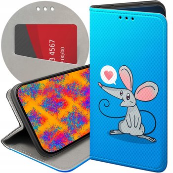 ETUI Z KLAPKĄ DO GOOGLE PIXEL 8A WZORY MYSZKA MOUSE MINI FUTERAŁ POKROWIEC - Hello Case
