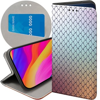 ETUI Z KLAPKĄ DO GOOGLE PIXEL 8A WZORY OMBRE GRADIENT KOLORY FUTERAŁ CASE - Hello Case