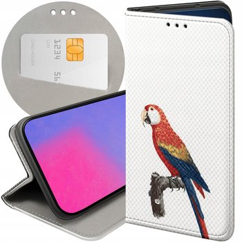 ETUI Z KLAPKĄ DO GOOGLE PIXEL 8A WZORY PTAKI PTAK PAPUGA KOLIBER FUTERAŁ - Hello Case