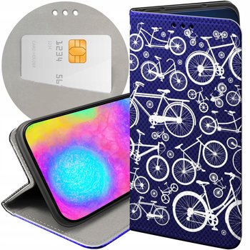 ETUI Z KLAPKĄ DO GOOGLE PIXEL 8A WZORY ROWEROWE Z ROWEREM KOLARZ FUTERAŁ - Hello Case