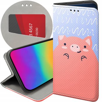 ETUI Z KLAPKĄ DO GOOGLE PIXEL 8A WZORY ŚWINKA PEPPA BAJKA FUTERAŁ CASE - Hello Case