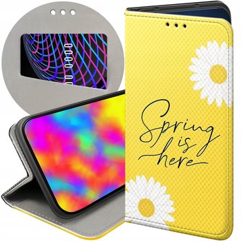 ETUI Z KLAPKĄ DO GOOGLE PIXEL 8A WZORY WIOSNA WIOSENNE SPRING FUTERAŁ CASE - Hello Case