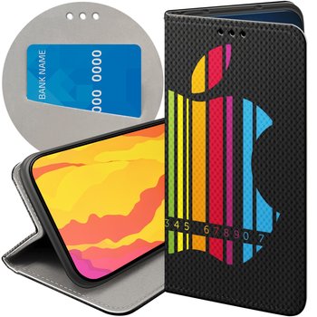 ETUI Z KLAPKĄ DO HONOR X6A WZORY Z JABŁKIEM JABŁUSZKO FUTERAŁ POKROWIEC - Hello Case