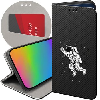 ETUI Z KLAPKĄ DO HUAWEI P20 LITE WZORY ASTRONAUTA KOSMONAUTA RAKIETA CASE - Hello Case