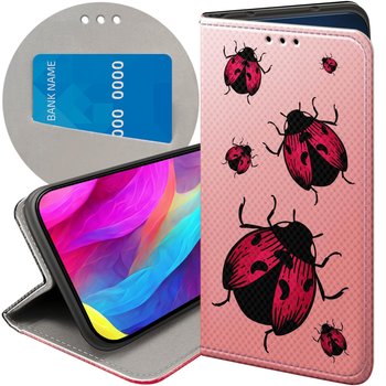 ETUI Z KLAPKĄ DO IPHONE 11 PRO MAX WZORY BIEDRONKA Z BIEDRONKĄ LADYBUG CASE - Hello Case