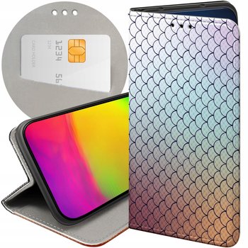 ETUI Z KLAPKĄ DO IPHONE 11 PRO MAX WZORY OMBRE GRADIENT KOLORY FUTERAŁ CASE - Hello Case