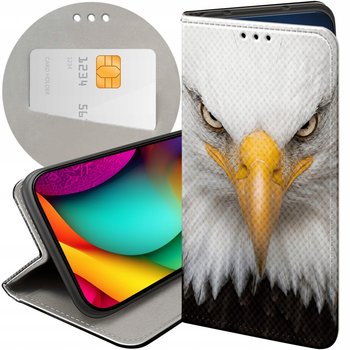 ETUI Z KLAPKĄ DO IPHONE 11 PRO MAX WZORY ORZEŁ SOKÓŁ EAGLE FUTERAŁ CASE - Hello Case