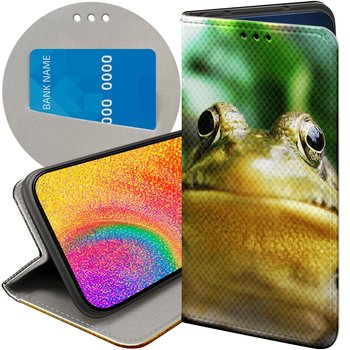 ETUI Z KLAPKĄ DO IPHONE 11 PRO MAX WZORY ŻABKA ŻABA FROG FUTERAŁ POKROWIEC - Hello Case
