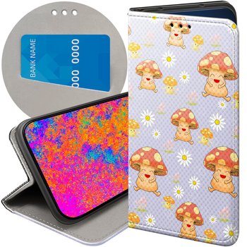 ETUI Z KLAPKĄ DO IPHONE 11 PRO WZORY GRZYBY GRZYBKI FUTERAŁ POKROWIEC CASE - Hello Case