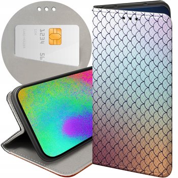 ETUI Z KLAPKĄ DO IPHONE 11 PRO WZORY OMBRE GRADIENT KOLORY FUTERAŁ CASE - Hello Case