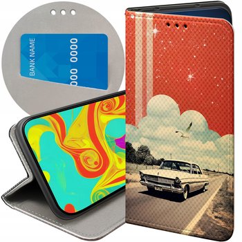 ETUI Z KLAPKĄ DO IPHONE 13 PRO MAX WZORY COLLAGE RETRO VINTAGE FUTERAŁ CASE - Hello Case