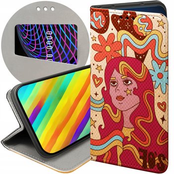 ETUI Z KLAPKĄ DO IPHONE 13 PRO MAX WZORY HIPPIE PEACE HIPPISI FUTERAŁ CASE - Hello Case