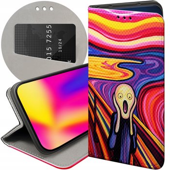 ETUI Z KLAPKĄ DO IPHONE 13 PRO MAX WZORY KRZYK MUNCH EDVARD SCREAM FUTERAŁ - Hello Case