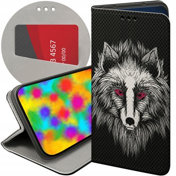 ETUI Z KLAPKĄ DO IPHONE 13 PRO MAX WZORY WILK WILKOŁAK WOLF WILCZYCA CASE - Hello Case