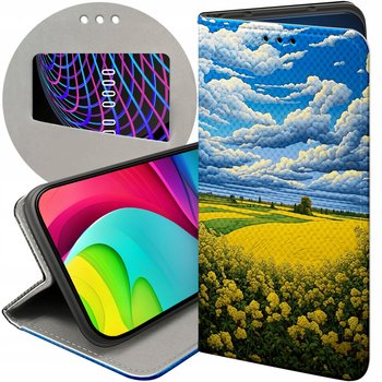 ETUI Z KLAPKĄ DO IPHONE 13 PRO WZORY CHMURY NIEBO BŁĘKIT FUTERAŁ POKROWIEC - Hello Case