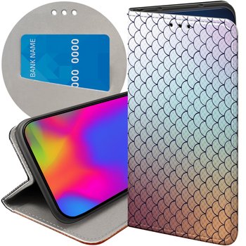 ETUI Z KLAPKĄ DO IPHONE 14 PRO WZORY OMBRE GRADIENT KOLORY FUTERAŁ CASE - Hello Case