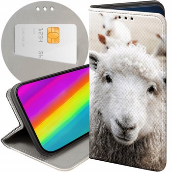 ETUI Z KLAPKĄ DO IPHONE 14 PRO WZORY OWCA OWIECZKA BARANEK FUTERAŁ CASE - Hello Case