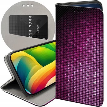 ETUI Z KLAPKĄ DO IPHONE XR WZORY BROKAT BROKATOWE BŁYSZCZĄCE FUTERAŁ CASE - Hello Case