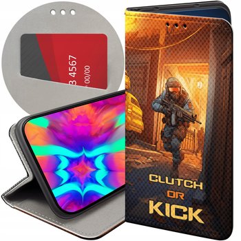 ETUI Z KLAPKĄ DO IPHONE XR WZORY CS GO COUNTER-STRIKE FUTERAŁ POKROWIEC - Hello Case