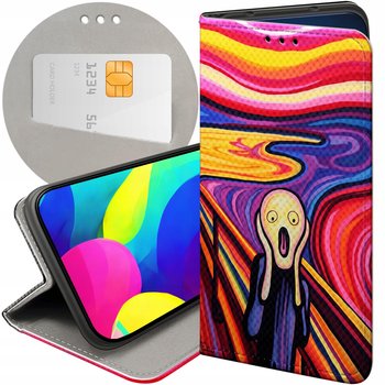 ETUI Z KLAPKĄ DO LG K50 / Q60 WZORY KRZYK MUNCH EDVARD SCREAM FUTERAŁ CASE - Hello Case