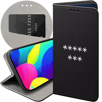 ETUI Z KLAPKĄ DO LG K50 / Q60 WZORY Z NAPISAMI NAPISY TEKSTY FUTERAŁ CASE - Hello Case