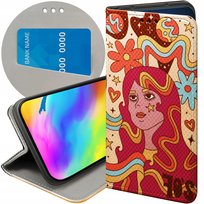 ETUI Z KLAPKĄ DO MOTO E20 / E30 / E40 WZORY HIPPIE PEACE HIPPISI FUTERAŁ Hello Case