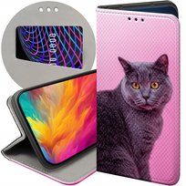 Etui Z Klapką Do Moto E20 / E30 / E40 Wzory Koty Kotki Kociaki Futerał Case Motorola