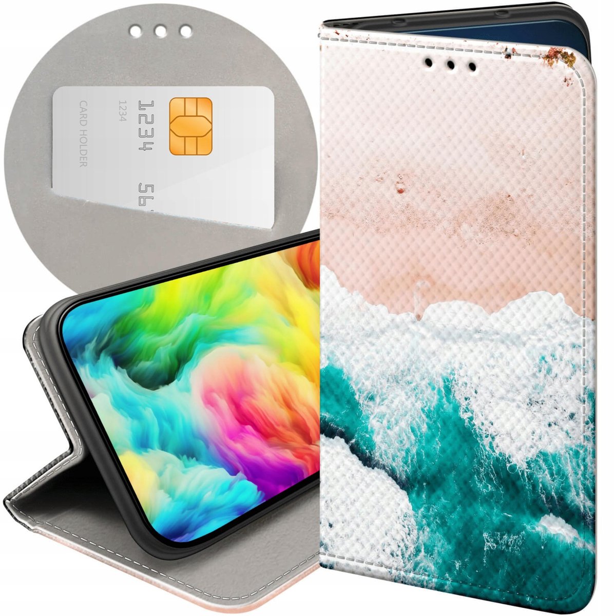 3 Cover Morbide In TPU Per Motorola Moto E20/E30/E40 - Trasparenti Con Disegni Panda, Farfalla E Gatto